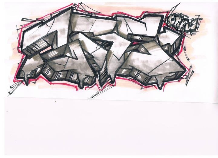 Graffiti Sketch - Photo by AGON - BRS, Puls (2014)