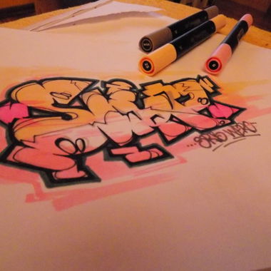 Graffiti Sketch - Photo by AGON - Puls (2014)