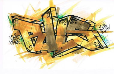 Graffiti Sketch - Photo by AGON - Puls (2015)