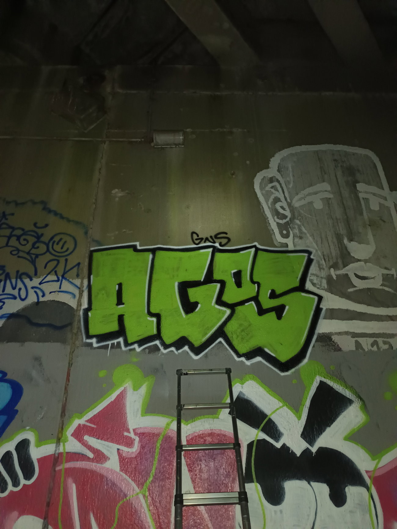 Graffiti Bombing - Photo by AGOS99