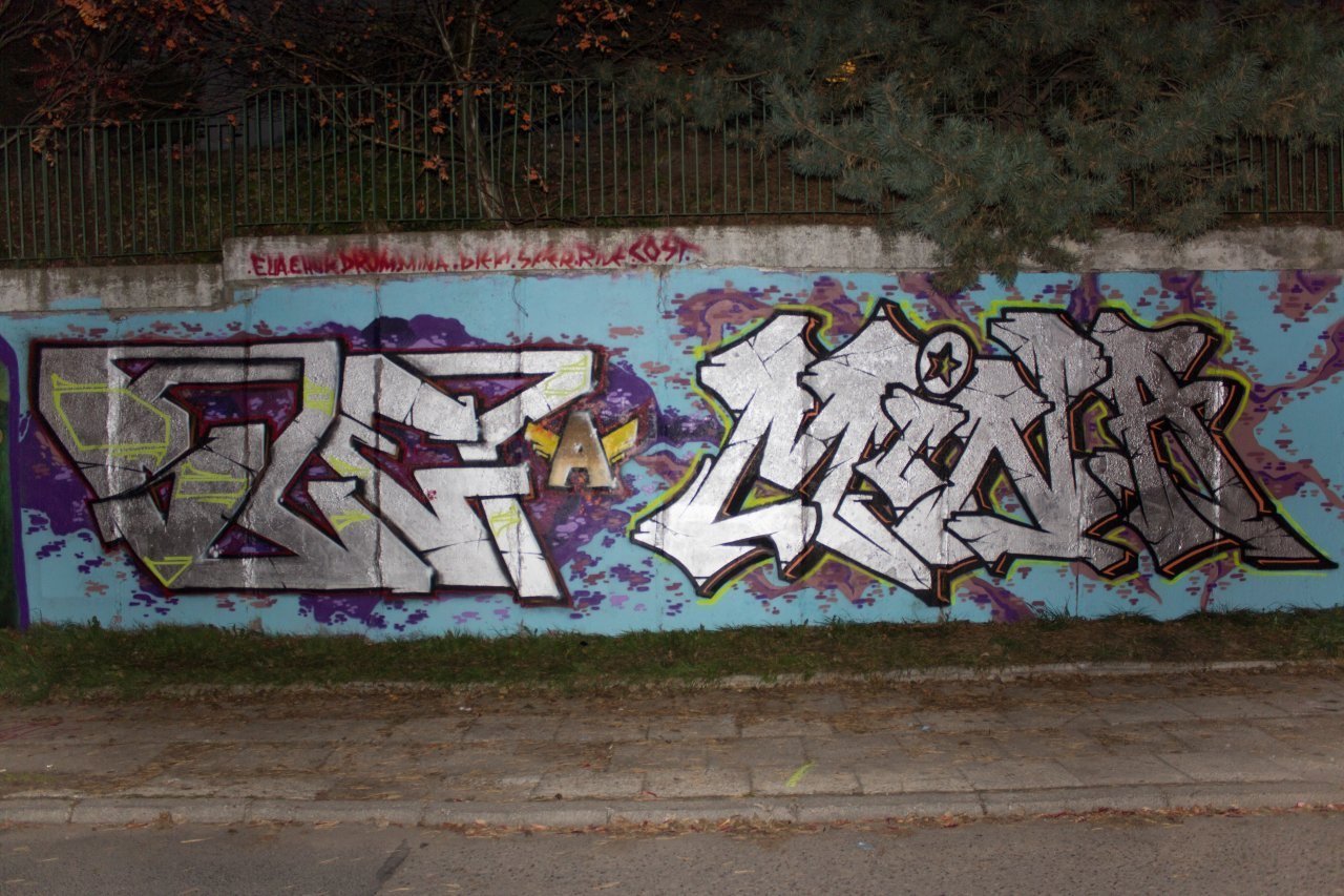 Graffiti Wall - Photo by AGR - BLEF, MINA (2014)