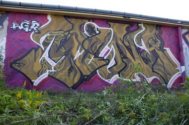 Graffiti Wall - Photo by AGR - MINA, AGR (2013)