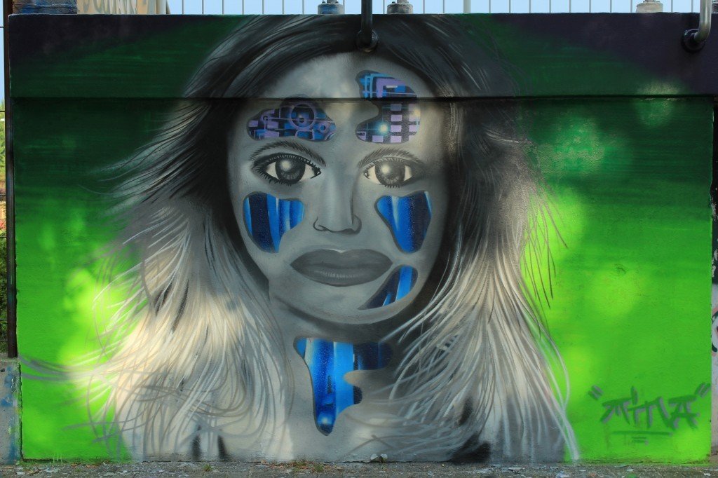 Graffiti Wall - Photo by AGR - legal, hall, Poland (2013)