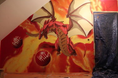 Graffiti Wall - Photo by AGR - dragon, wall, legal