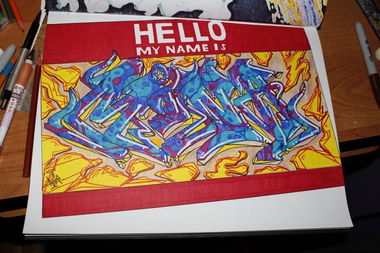 Graffiti Sketch - Photo by AGR (2014)