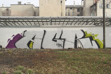 Graffiti Bombing - Photo by AGR - Blef, Zomi, Mina (2014)