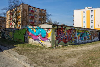 Graffiti Wall - Photo by AGR - sfer, ehor, neos