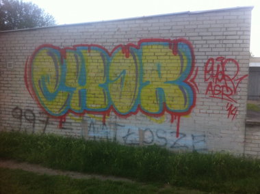 Graffiti Bombing - Photo by AGRgdz