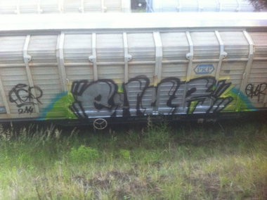Graffiti Train - Photo by AGRgdz