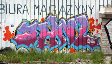 Graffiti Bombing in Warsaw - Photo by AHNL - ahnl, zps, dra? (2013)