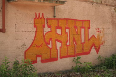 Graffiti Bombing in Warsaw - Photo by AHNL - ahnl (2013)