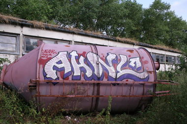 Graffiti Bombing in Poland - Photo by AHNL - ahnl (2013)
