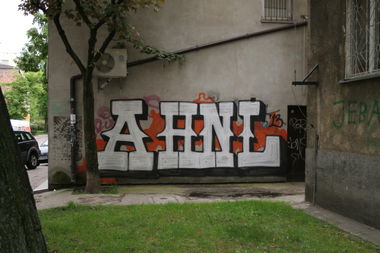 Graffiti Bombing in Warsaw - Photo by AHNL - ahnl (2013)