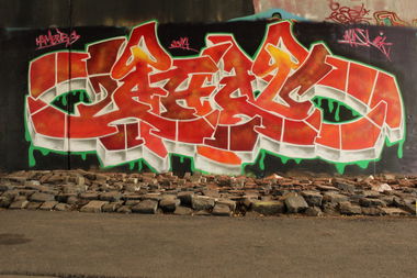 Graffiti Wall - Photo by AHNONE