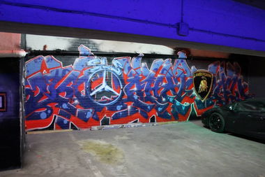 Graffiti Wall - Photo by AHNONE