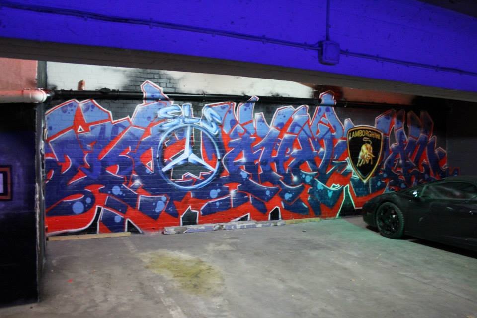 Graffiti Wall - Photo by AHNONE