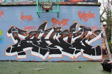 Graffiti Wall - Photo by AHNONE