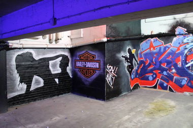 Graffiti Wall - Photo by AHNONE