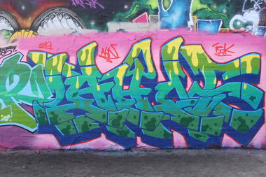 Graffiti Wall - Photo by AHNONE