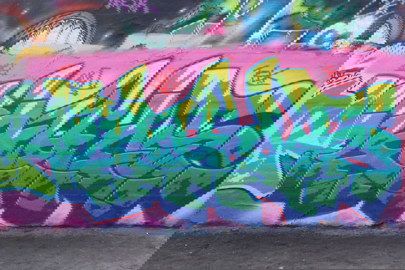 Graffiti Wall - Photo by AHNONE