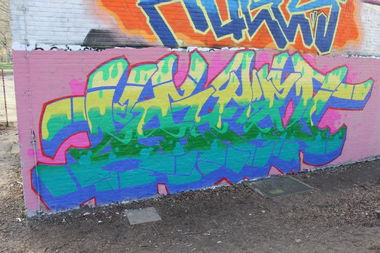 Graffiti Wall - Photo by AHNONE