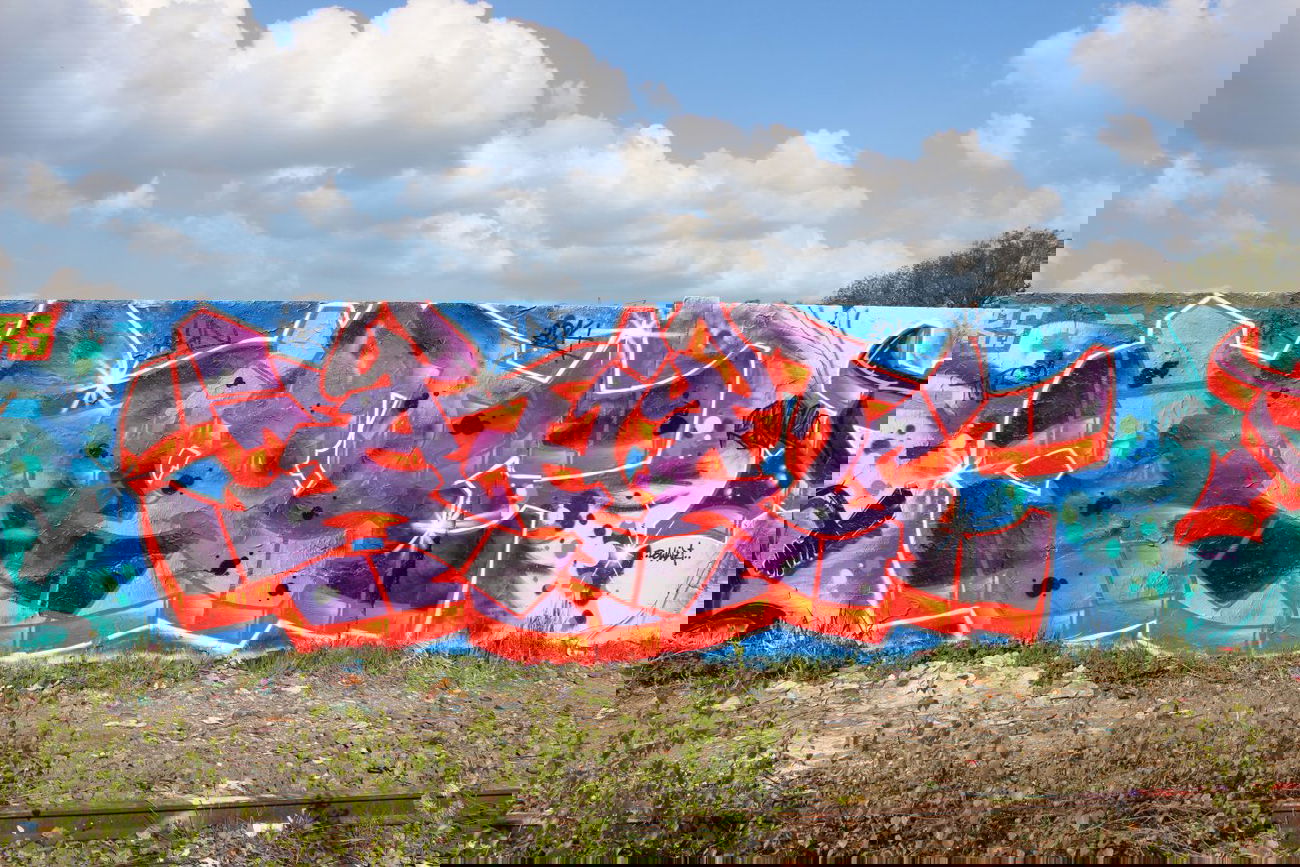 Graffiti Wall - Photo by AHNONE