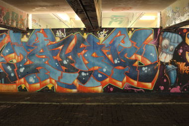 Graffiti Wall - Photo by AHNONE
