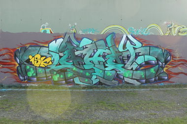 Graffiti Wall - Photo by AHNONE