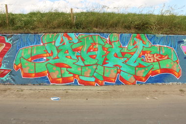 Graffiti Wall - Photo by AHNONE