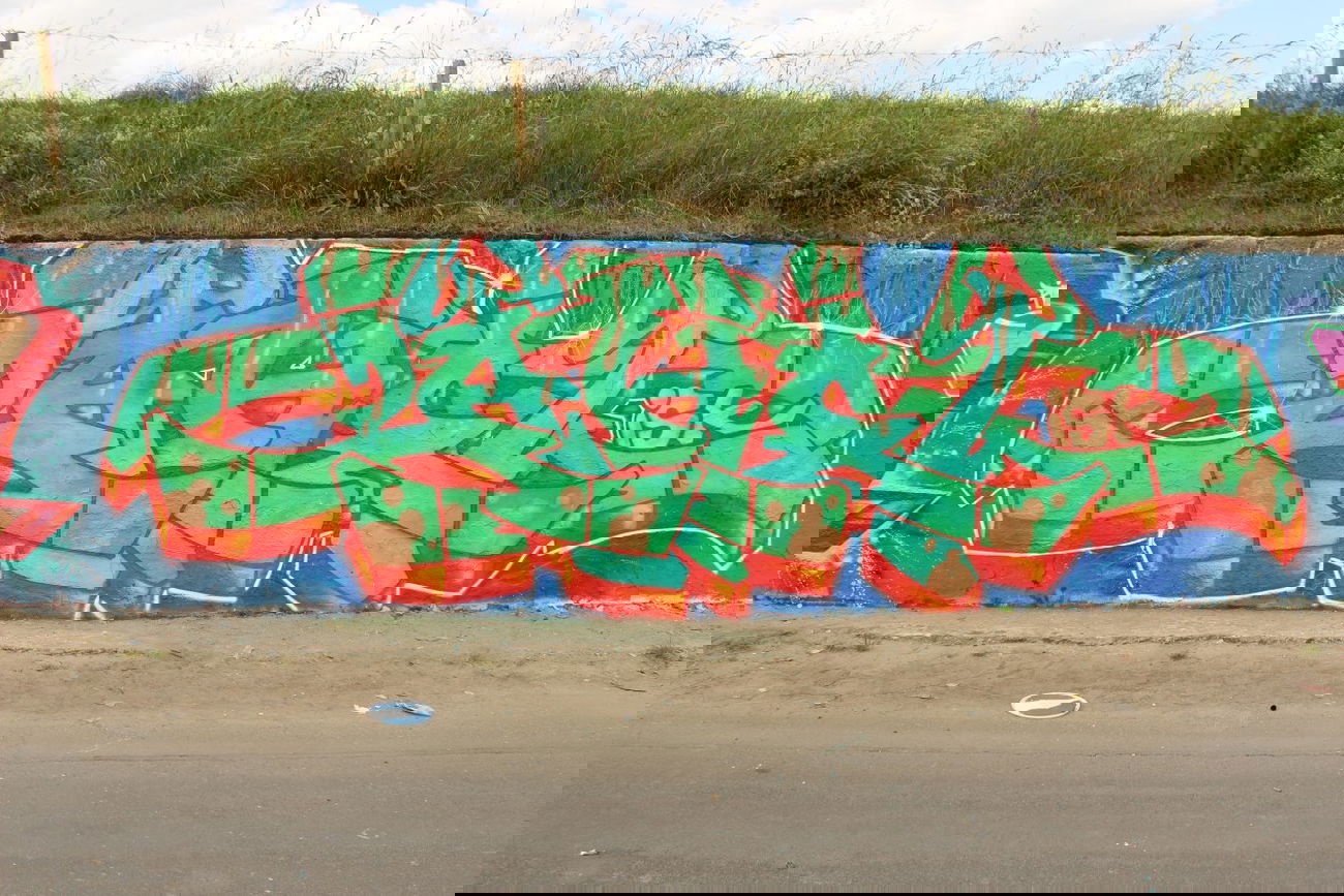 Graffiti Wall - Photo by AHNONE