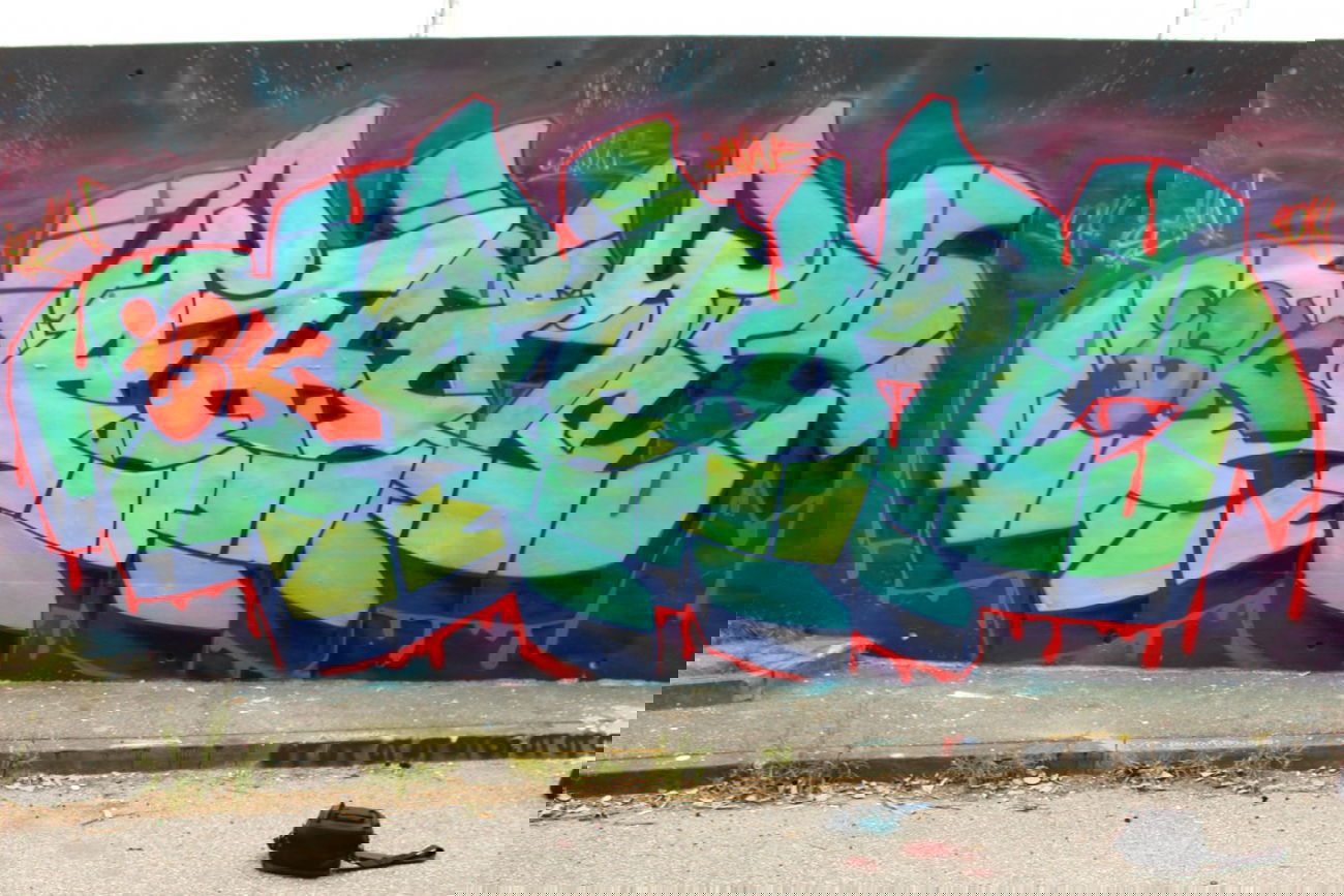 Graffiti Wall - Photo by AHNONE
