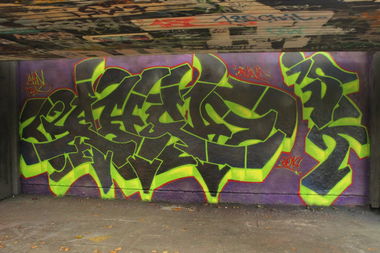 Graffiti Wall - Photo by AHNONE