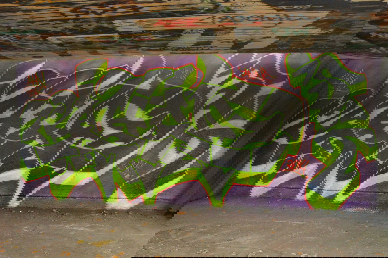 Graffiti Wall - Photo by AHNONE