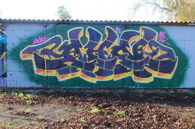 Graffiti Wall - Photo by AHNONE