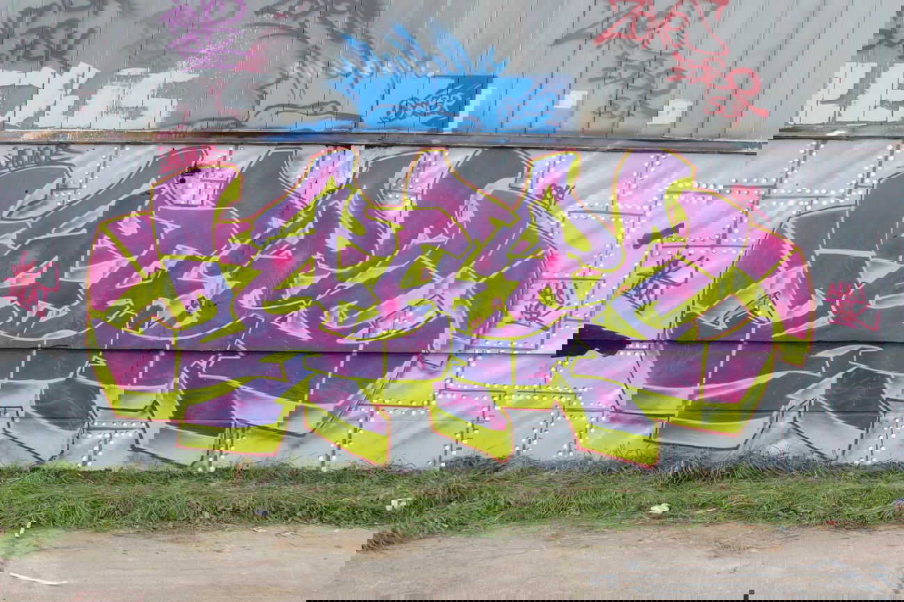 Graffiti Wall - Photo by AHNONE