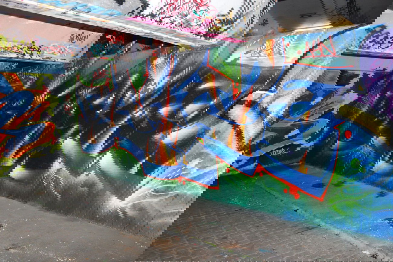 Graffiti Wall - Photo by AHNONE