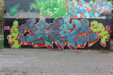 Graffiti Wall - Photo by AHNONE