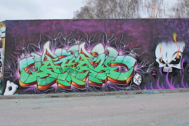 Graffiti Wall - Photo by AHNONE