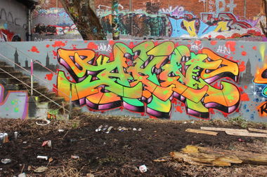 Graffiti Wall - Photo by AHNONE