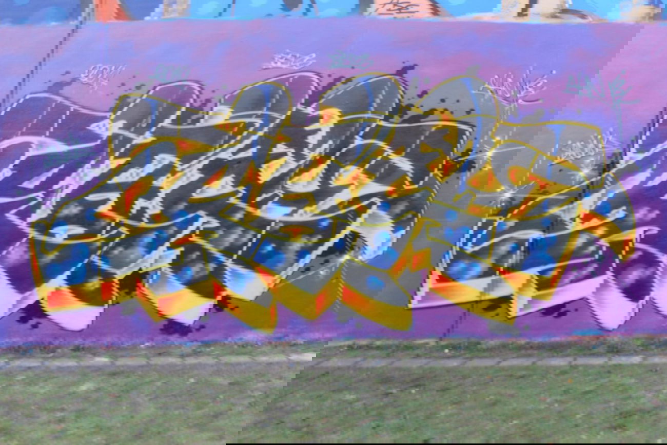 Graffiti Wall - Photo by AHNONE