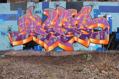 Graffiti Wall - Photo by AHNONE