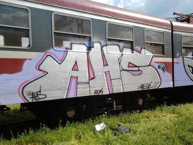 Graffiti Train - Photo by AHSCREW - ahs. (2014)