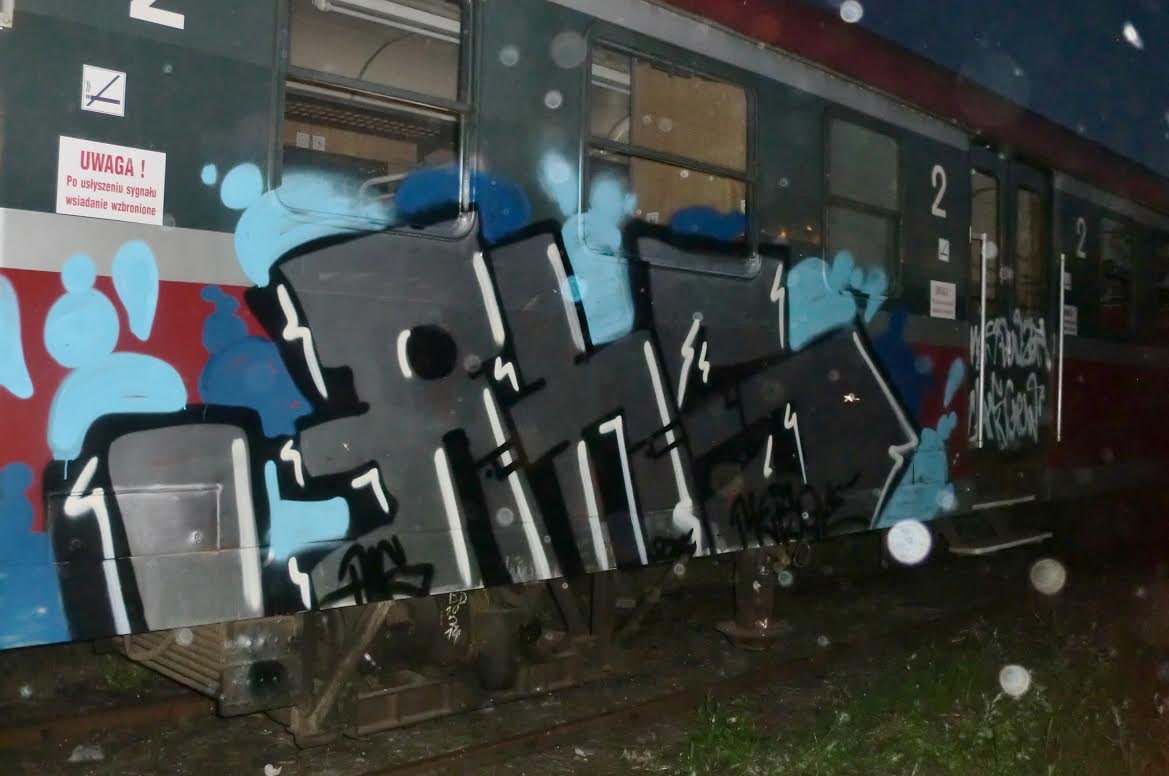 Graffiti Wall in Bialystok - Photo by AHSCREW - ahs (2014)