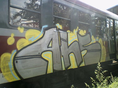 Graffiti Train - Photo by AHSCREW - A.H.S (2014)