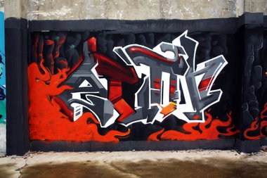 Graffiti Wall - Photo by AION
