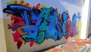 Graffiti Wall - Photo by AION (2014)
