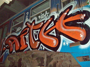 Graffiti Train - Photo by AITH - AITH (2009)