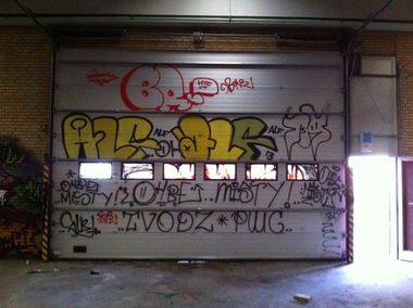Graffiti Bombing - Photo by ALF1 - .Aalborg, .fresh, .9000farver