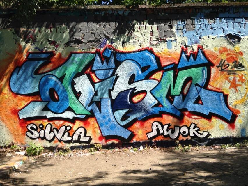 Graffiti Wall in Berlin - Photo by ALISM - ALISM (2013)