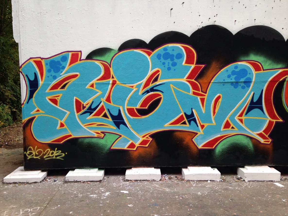 Graffiti Wall - Photo by ALISM - Al, alism (2013)